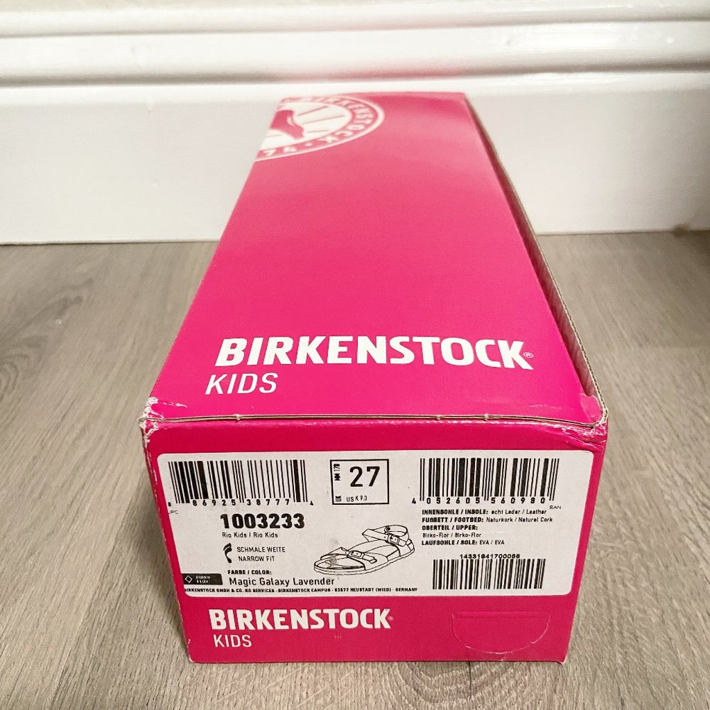 Birkenstock Kids Size 9 Empty Shoe Box Only